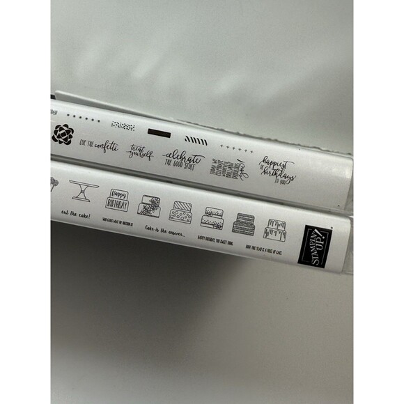 Stampin Up 2 Piece Bundle Birthday Theme Photopolymer Stamp Set New - Picture 5 of 9